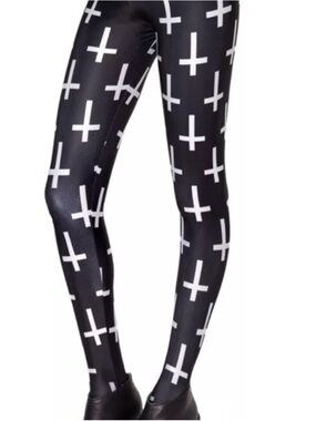 Black Milk Clothing Black St Peter’s Cross Leggings